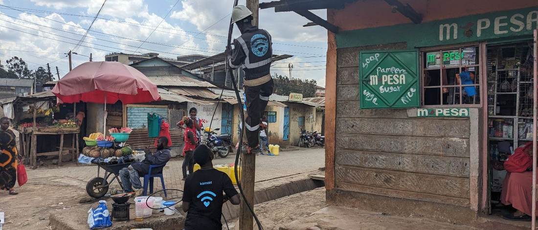Fibre build, Kenya